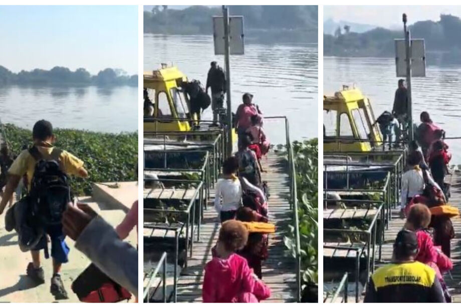 criancas do colego jatobazinho sendo evacuadas