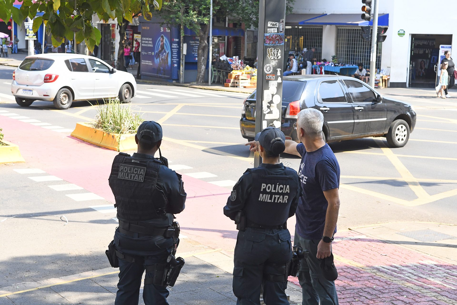 Policiamento no centro Foto Bruno Rezende 03 scaled