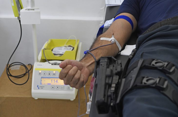 Doacao de sangue na governadoria Foto Bruno Rezende 730x480