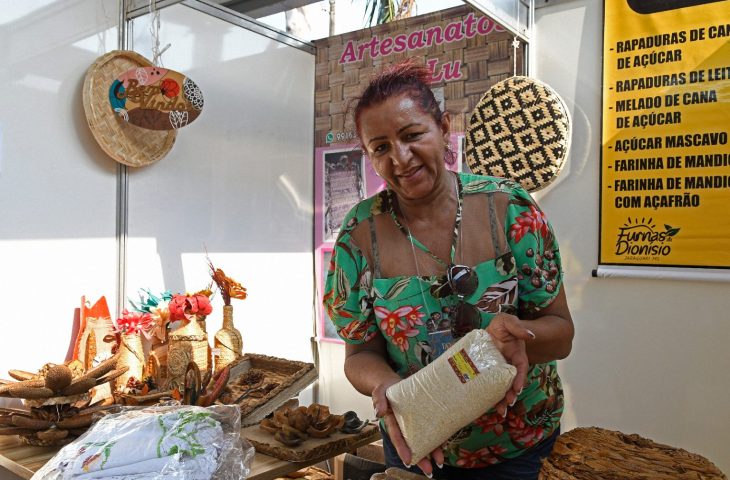farinha Gastronomia arte e cultura estande trouxe a historia do povo quilombola sul mato grossense para o Festival. Foto Bruno RezendeAscom FIB 2023 1536x1023 1 730x480